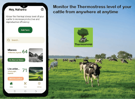 ThermoSnoop app showing thermal stress levels